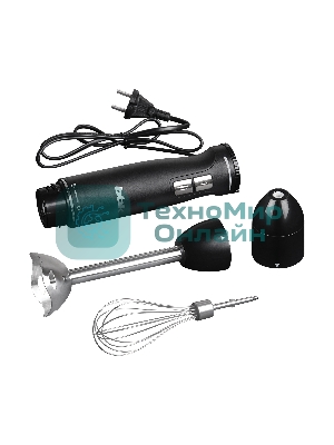 Блендер погружной BBK KBH0813 черный, 1100 Вт, плавная регулировка, турбо