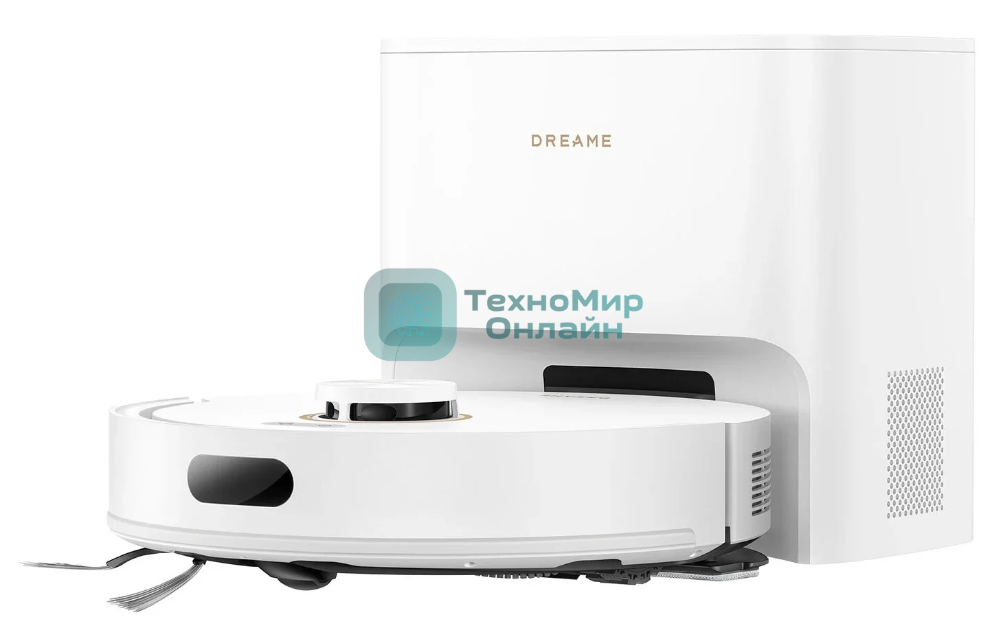 Робот-пылесос Dreame Bot F21 Plus белый, 3200 мАч Li-Ion, уборка влажная/сухая, пылесборник контейнер 0.22 л