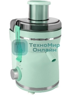 Соковыжималка Starwind SJ2326 бирюзовый, центробежная, 750 Вт, 400 мл, механическое