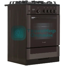 Плита газовая Gefest ПГ 6500-04 0245 коричневый, конфорок 4 шт, духовка 52 л, 60 см x 85 см x 60 см