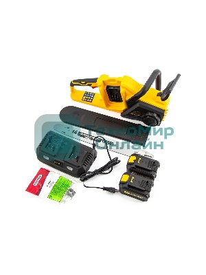 Цепная пила аккумуляторная бесщет. Denzel RCS400-36-0, Li-ion, 36 В, шина 400 мм