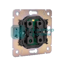 Выключатель Kranz STRONG 1 кл с подсветкой 10А с/у графит