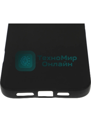 Чехол (клип-кейс) BoraSCO для Apple iPhone 16 Plus Silicone Case черный (73521)