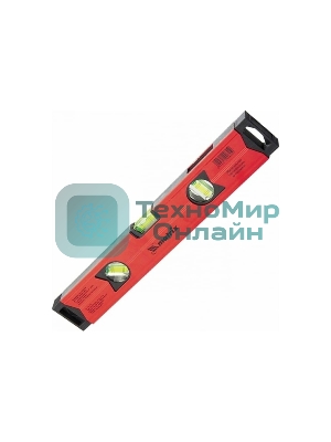 Уровень Matrix алюминиевый магнитный, 1200 мм, фрезерованный, 3 глазка, усиленный