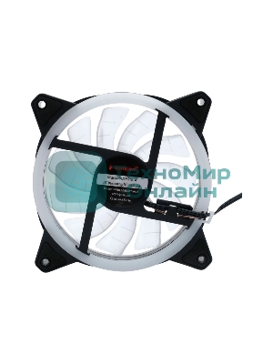 Вентилятор для корпуса Gembird черный, 120 мм, 1200 об/мин, 20.5 дБ, 3 pin