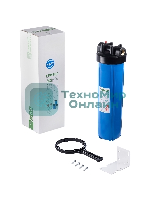 Корпус магистрального фильтра Гейзер 20BB с латунными вставками