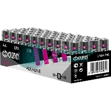 Элемент питания JazzWay LR 6 (AA) алкалиновая уп. 40 шт. ФАZА Alkaline Pack-40