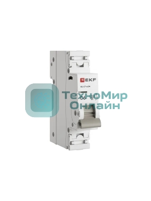 Выключатель автоматический 1п C 6А 4.5кА ВА 47-63N PROxima EKF M634106C