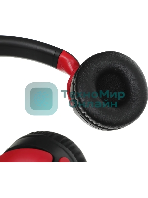 Наушники с микрофоном HyperX Cloud Mini черный/красный накладные BT оголовье (7G8F1AA)