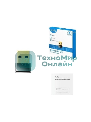Адаптер беспроводной связи CUDY Bluetooth 5.3 Nano USB Adapter, Nano Size, USB 2.0, Windows 11/10/8.1/7 