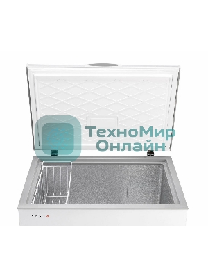 Морозильный ларь Vekta FR-220S02, белый, 198л, 1 камера 818*555*850 мм, полезный объем 198 л