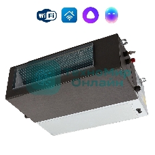 Внутренний блок сплит-системы канального типа Ballu BLC_D/in-24HN1_21Y 24000 BTU, 70 м², 42 дБ, охлаждение, обогрев, осушение, серый