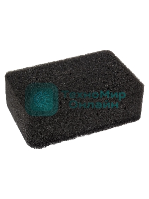 Губка для мытья посуды двухслойная прямоугольная KS-08 черный (107567)