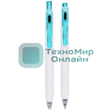 Ручка гелевая Deli EG22-GN белый/зеленый, d=0.5мм, зеленые чернила