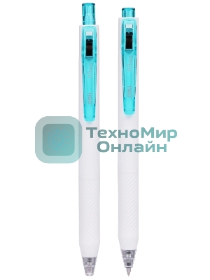 Ручка гелевая Deli EG22-GN белый/зеленый, d=0.5мм, зеленые чернила