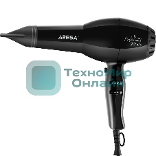 Фен Aresa AR-3229 черный, 2000 Вт, ионизация