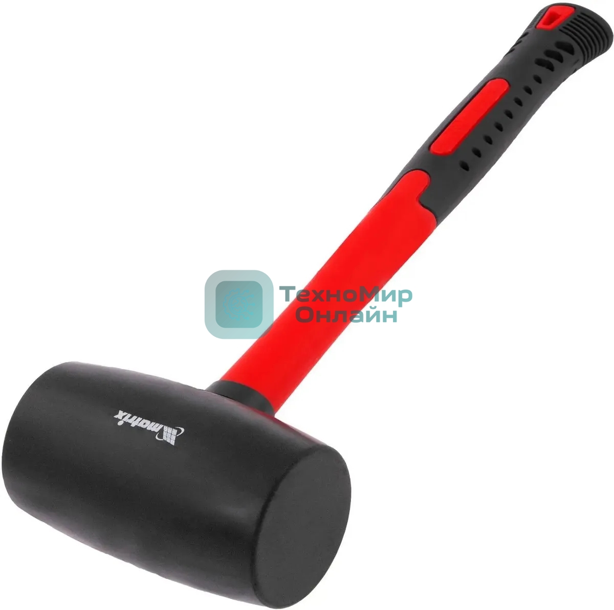 Киянка резиновая Matrix 11194 910 г, черная резина, фибергласовая рукоятка