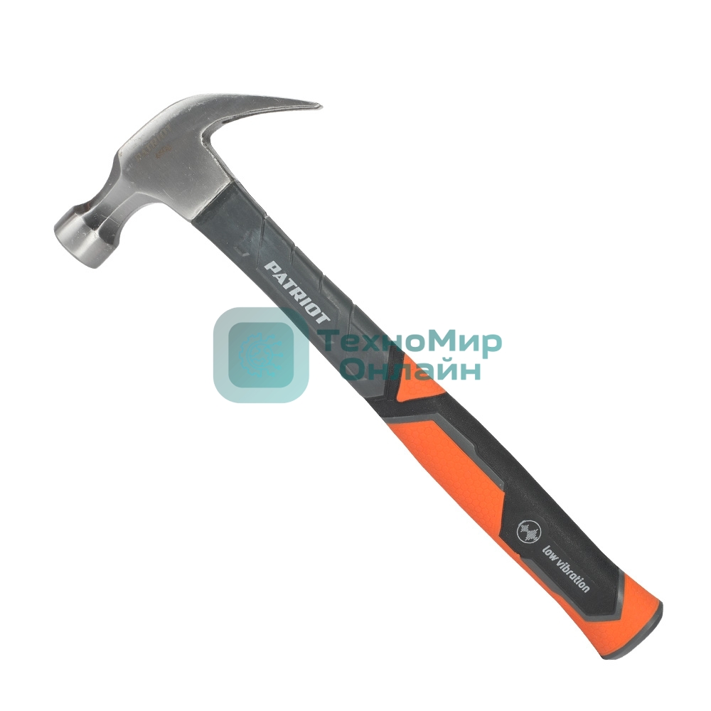 Молоток столярный Patriot СHF-450 с фиберглассовой рукояткой, 450г