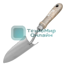 Совок посадочный узкий Palisad LUXE 70х330 мм, стальной, рукоятка из ясеня