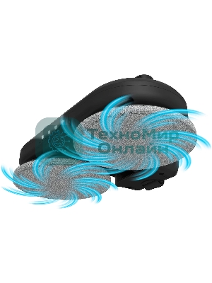 Пылесос вертикальный Grundig VCP 9431 PRO черный титан, питание от аккумулятора, 150 Вт, уборка суxая/влажная, пылесборник 0,5 л