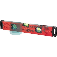 Уровень Matrix алюминиевый магнитный, 1200 мм, фрезерованный, 3 глазка, усиленный