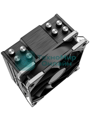 Кулер Cooler ID-Cooling SE-214-XT BASIC черный/серебристый 120мм алюминий+медь 1800rpm 27db 4-pin 180W 150мм