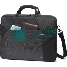 Сумка для ноутбука Сумка Continent CC-205Gb,(нейлон, серый, с голубой отстрочкой, 15,6'')