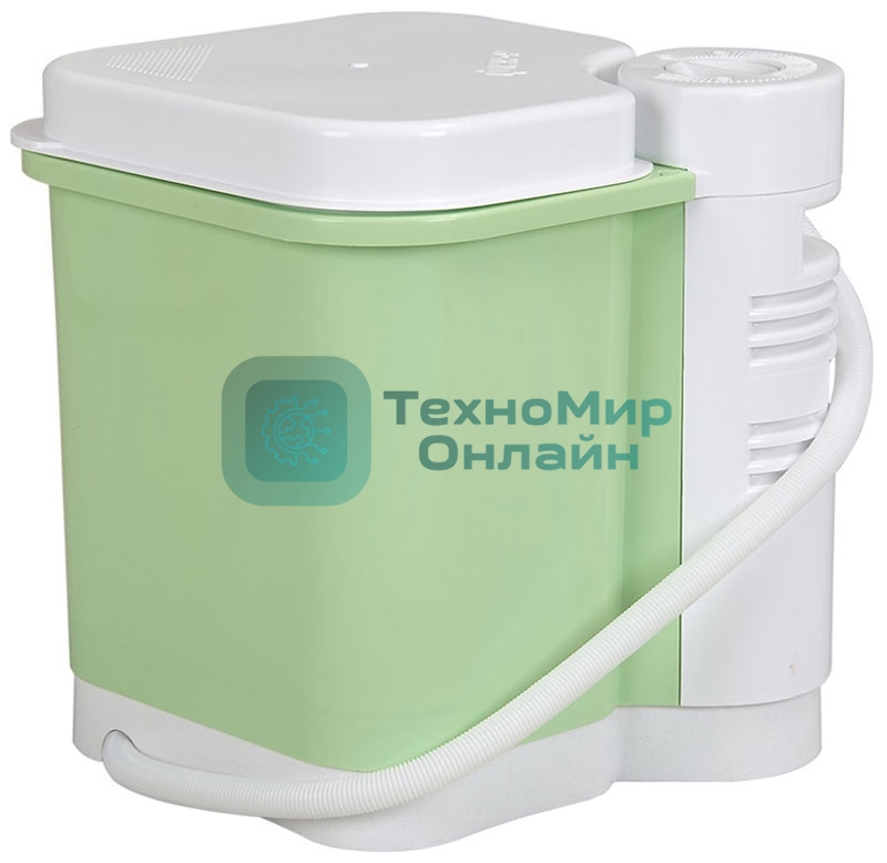 Стиральная машина активаторного типа Фея-2 СМ-2 белый-зеленый, загрузка вертикальная 2 кг