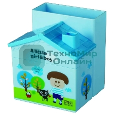 Подставка Deli E9138 Домик для письменных принадлежностей, ассорти, пластик