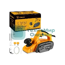 Рубанок DEKO DKEP1100W SET1, 1100Вт, 82 мм