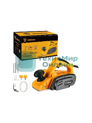 Рубанок DEKO DKEP1100W SET1, 1100Вт, 82 мм