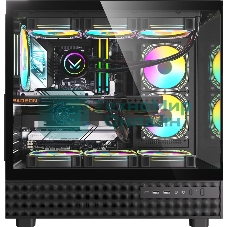 Компьютерный корпус AeroCool/Formula Crystal Z8 COSMIC черный без БП ATX 3x120мм 5x140мм 1xUSB 2.0 1xUSB 3.0 1xUSB3.1 audio bott PSU