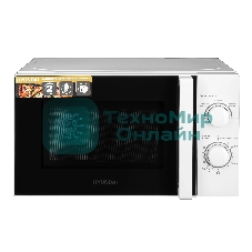 Микроволновая печь Hyundai HYM-M2068 белый, 20 л, 700 Вт, переключатели - поворотный механизм