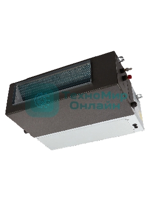 Внутренний блок сплит-системы канального типа Ballu BLC_D/in-24HN1_21Y 24000 BTU, 70 м², 42 дБ, охлаждение, обогрев, осушение, серый