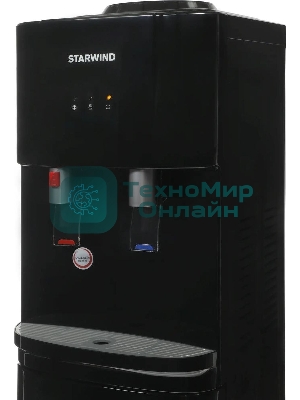 Кулер для воды Starwind SW-1113EB, верхняя загрузка, нагрев 95 °С, охлаждение 10 °С, черный