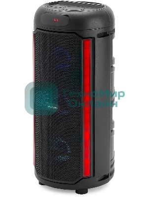 Минисистема Hyundai H-MC1221 черный 15Вт FM USB BT SD/MMC