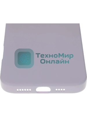 Чехол (клип-кейс) BoraSCO для Apple iPhone 16 Plus Microfiber Case лавандовый (73686)