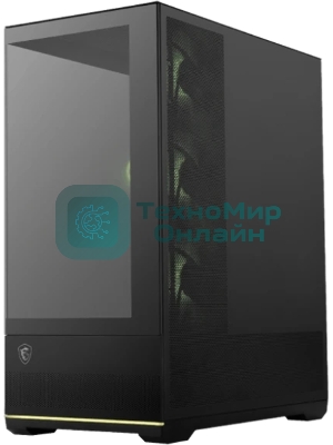 Компьютерный корпус MSI MAG Pano 110R PZ черный без БП ATX 6x120мм 7x140мм 2xUSB 3.0 1xUSB3.1 audio AirDuct bott PSU
