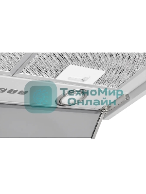 Вытяжка встраиваемая Kuppersberg Francesca 60, ширина 60 см, отвод/рециркуляция, 850 м3/час, электронное кнопочное управление, 3 скорости, светодиодное освещение 2х3,5 Вт, металлический жироулавливающий фильтр, 62 дБ, стальной