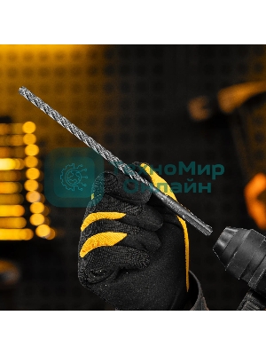 Бур по бетону Denzel цельная крестовая пластина, 8x215 мм, SDS PLUS