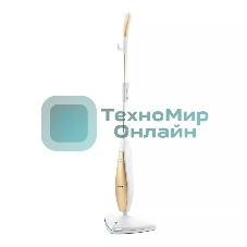 Швабра паровая Kitfort KT-1014 1300Вт золотистый/белый