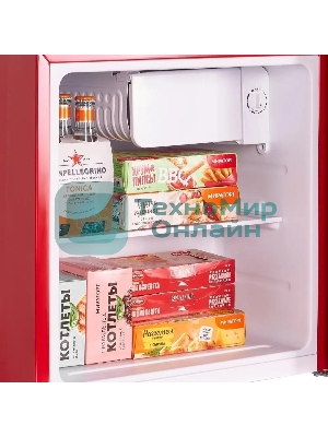 Холодильник Maunfeld MFF50RR красный однокамерный 50л