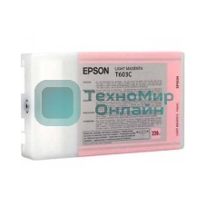 Картридж струйный Epson C13T603C00 светло-пурпурный (220 мл) для Epson St Pro 7800/9800