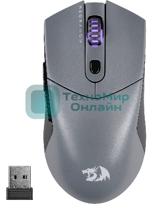 Мышь беспроводная/проводная REDRAGON St4r Pro черный, 26000 dpi, радиоканал, Bluetooth, USB, кнопки - 6