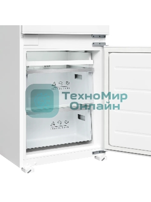 Встраиваемый холодильник Kuppersberg RBN 1761, High-Tech, ВхШхГ 178.5х54х55 см, объем 274 л, инверторный компрессор, электронное управление, скользящее крепление фасада, No Frost, LED освещение, супер заморозка, энергоэффективность А++