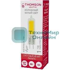 Лампа cветодиодная LED Thomson TH-B4219 G4, капсульная, 4Вт, 6500К, белый холодный, 1 шт.