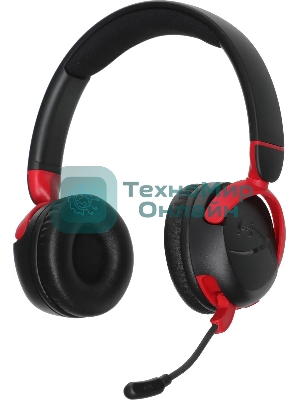 Наушники с микрофоном HyperX Cloud Mini черный/красный накладные BT оголовье (7G8F1AA)