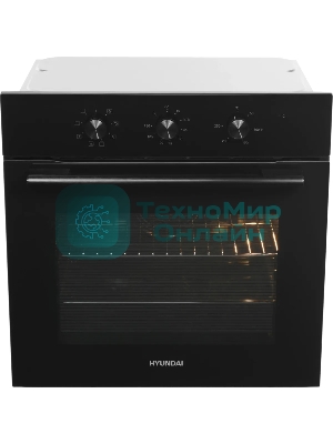 Духовой шкаф Электрический Hyundai HEO 66412 BG черный