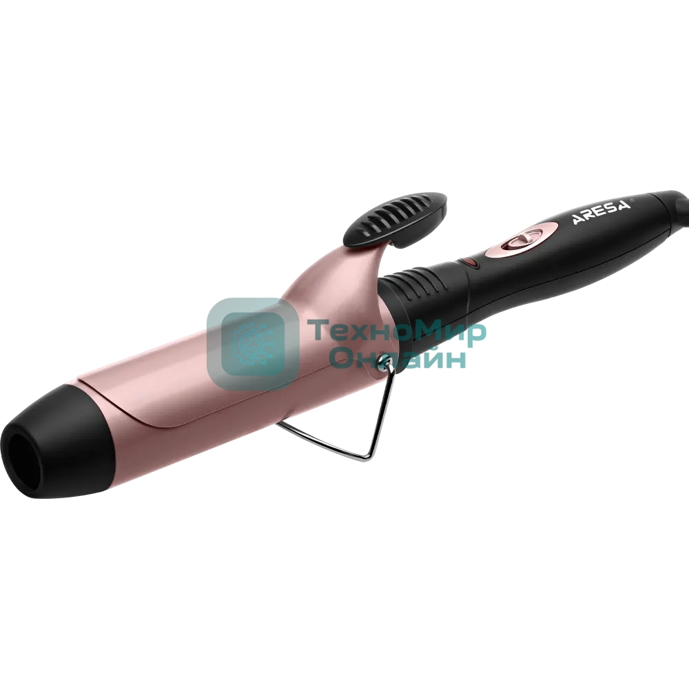 Щипцы для завивки волос ARESA AR-3334 черный, 38 мм, 180 °C, 1 режим
