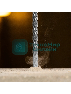 Бур по бетону Denzel цельная крестовая пластина, 8x215 мм, SDS PLUS